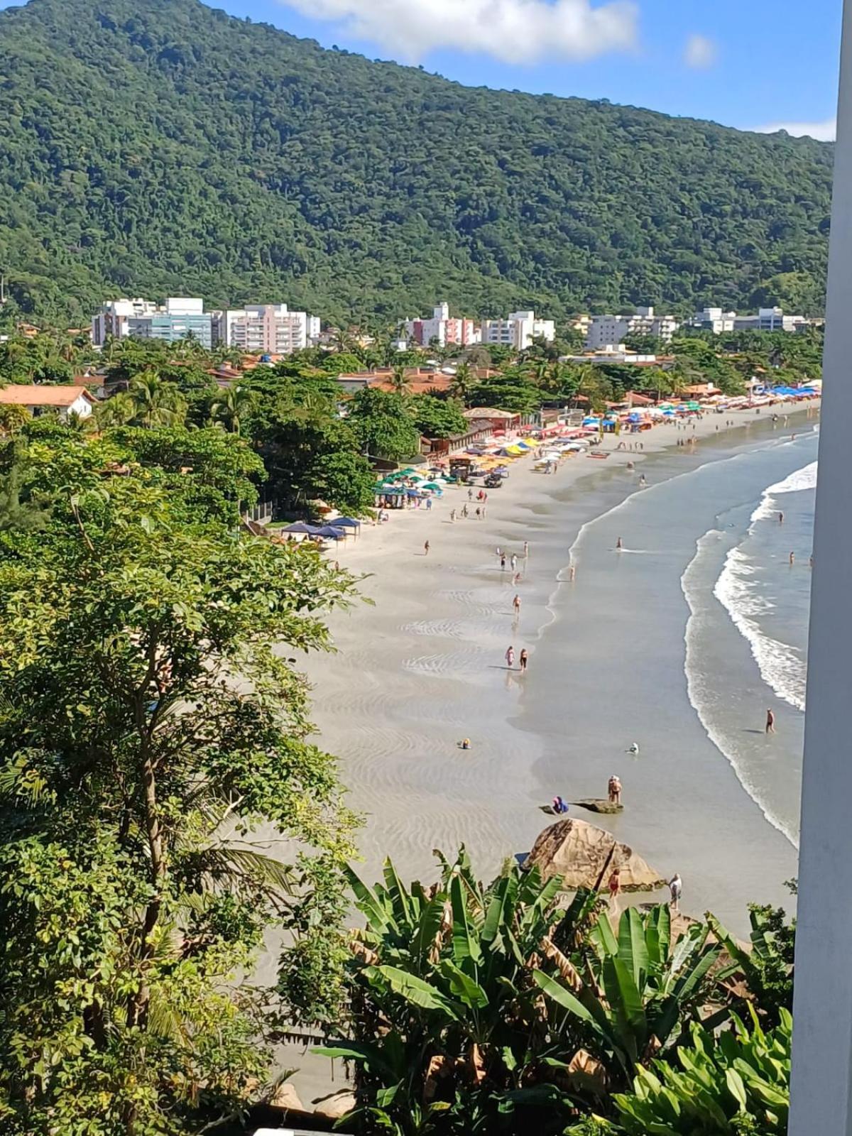 Beira Mar Apto 711 Ubatuba Bagian luar foto