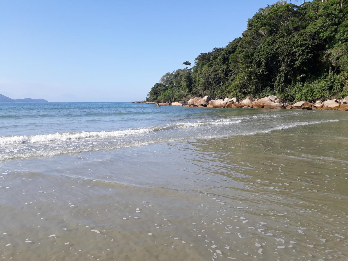 Beira Mar Apto 711 Ubatuba Bagian luar foto